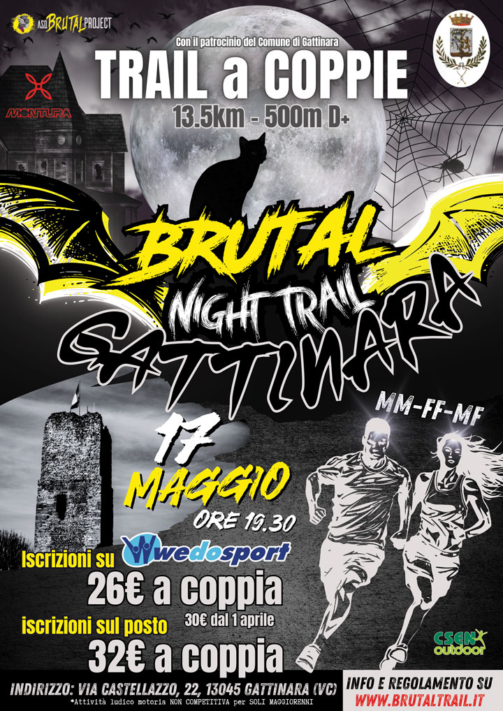 Brutal Night Trail a coppie