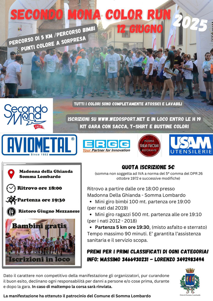 Secondo Mona Color Run