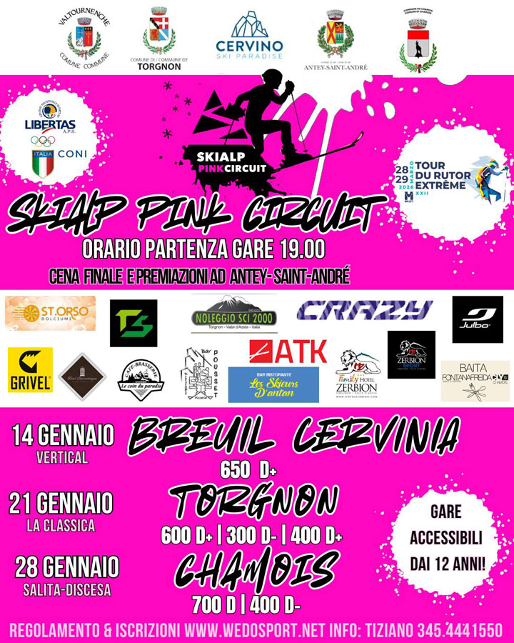 Skialp Pink Circuit - Torgnon La Classica