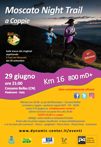 Moscato NIGHT Trail a coppie