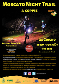 Moscato NIGHT Trail a coppie