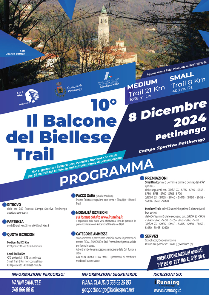 10° Il Balcone del Biellese Trail