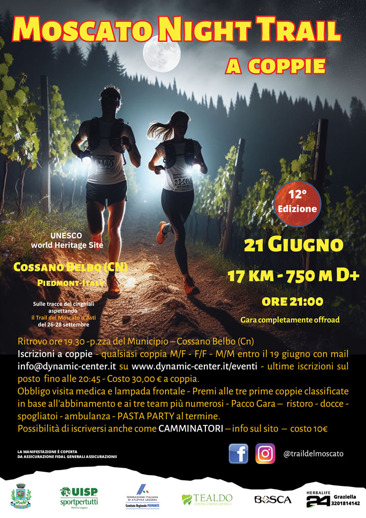 Moscato NIGHT Trail a coppie