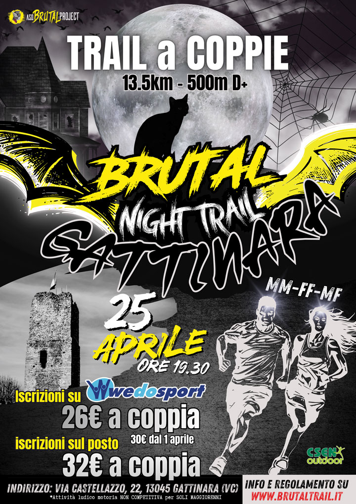 Brutal Night Trail a coppie